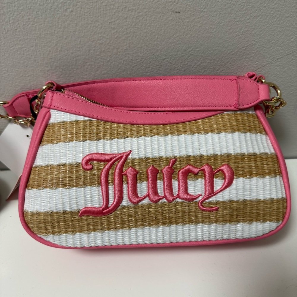 Juicy Couture Pink and Tan Women's Bag shoulder bag